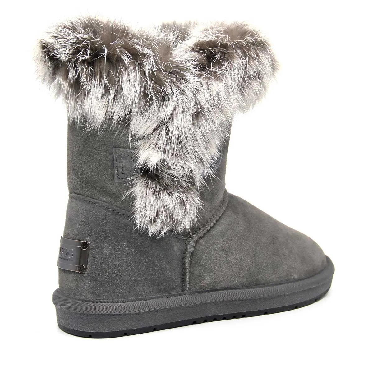 UGG Short Button Fur Boots